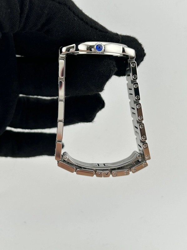 Cartier Ronde Solo Silver Dial on Stainless Steel Bracelet Ref. W6701004 Papers 2013 view 6