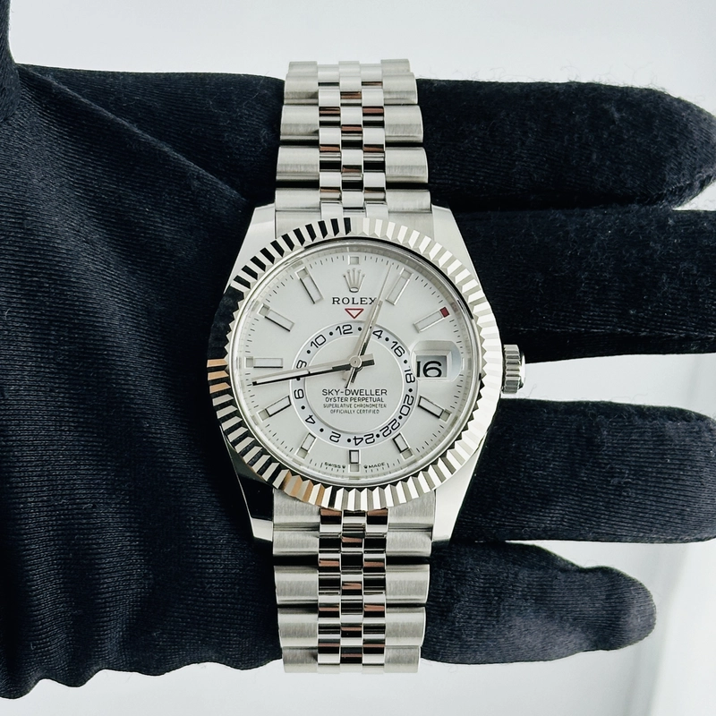 Rolex SkyDweller White Index Dial on Jubilee Ref. 336934 Card 2026 view 2