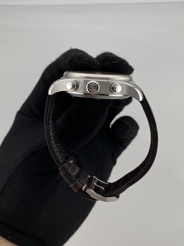 Iwc Pilot's Watch Chronograph Edition Racing Green Dial on Leather Ref. IW377726 Complete 2019 view 5