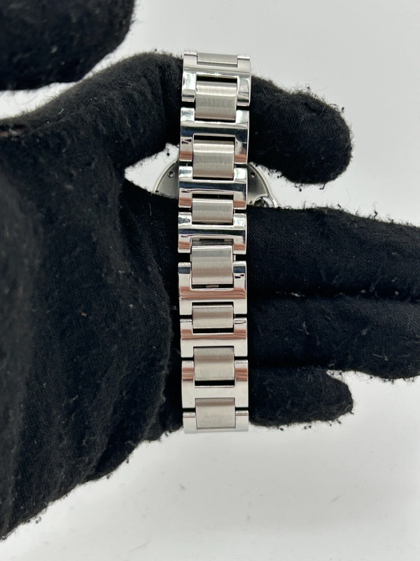 Cartier Ballon Bleu 28 Silver Diamond Dial on Stainless Steel Bracelet Ref. WE902073 Card 2019 view 4