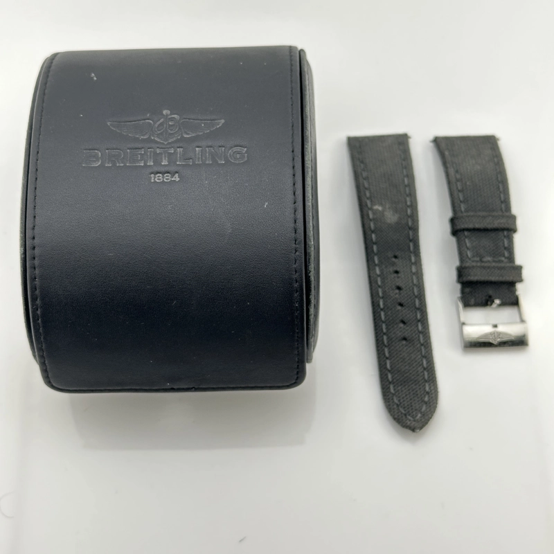 Breitling Superocean Heritage Black Dial on Mesh / Steel Bracelet Ref. A17320 with Box view 2