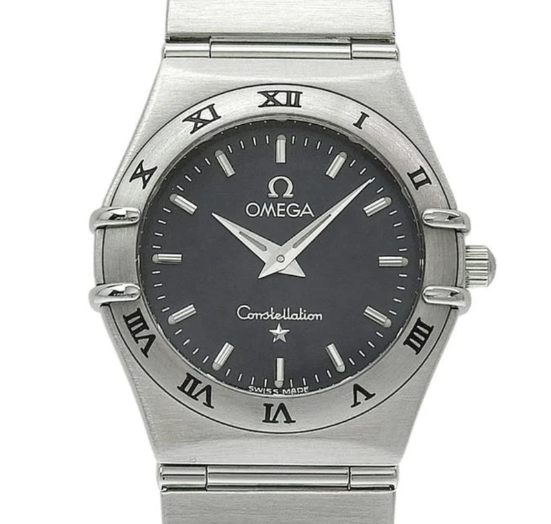 Omega Constellation Gray Dial on Stainless Steel Bracelet Ref. 1572.40