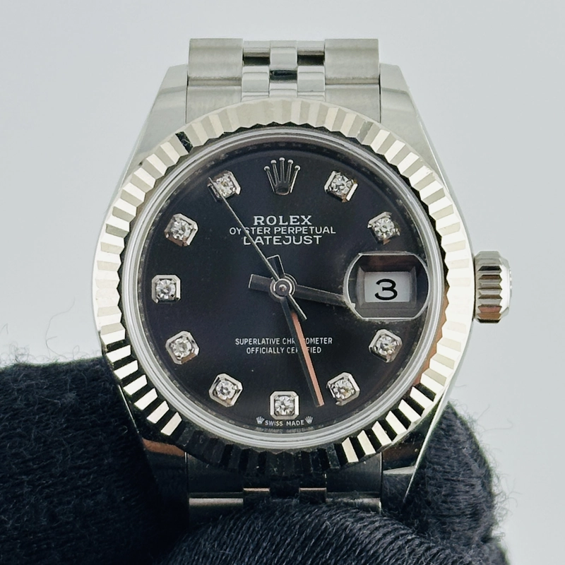 Rolex Datejust Lady Rhodium Diamond Dial on Jubilee Ref. 279174 Card 2019 view 2