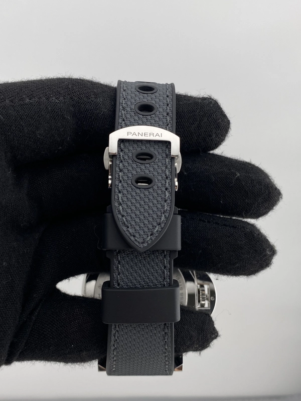 Panerai Luminor Due Luna Rossa White Matte Dial on Rubber/Textile Ref. PAM01673 Complete 2026 view 4