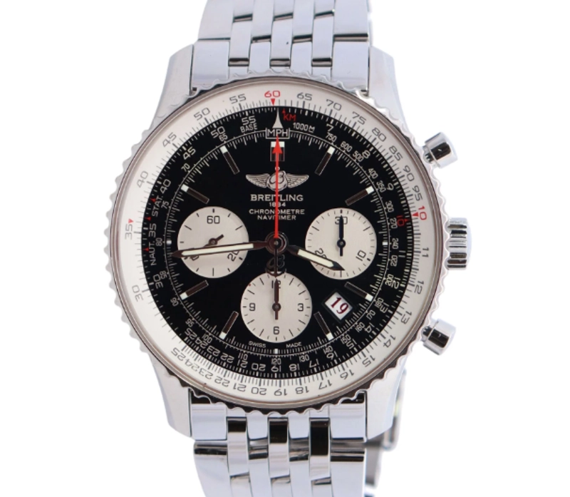 Breitling Navitimer Black Dial Ref. AB0121 Complete 2020
