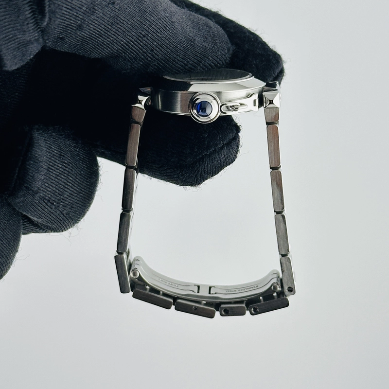 Cartier Miss Pasha Silver Arabic Dial on Stainless Steel Bracelet Ref. 2973 / W314000 view 6