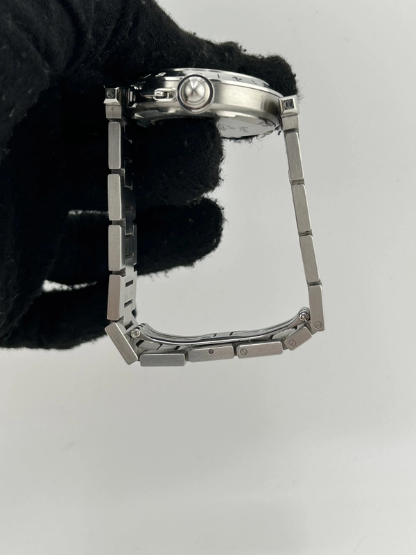 Cartier Pasha Silver Dial on Stainless Steel Bracelet Ref. W31078M7 view 6