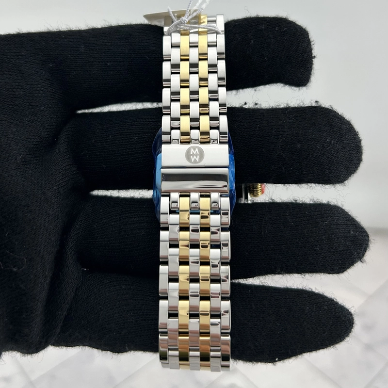Michele Deco Madison Silver Set With Diamonds Dial Ref. MWW06G000013 Card Open Date view 4