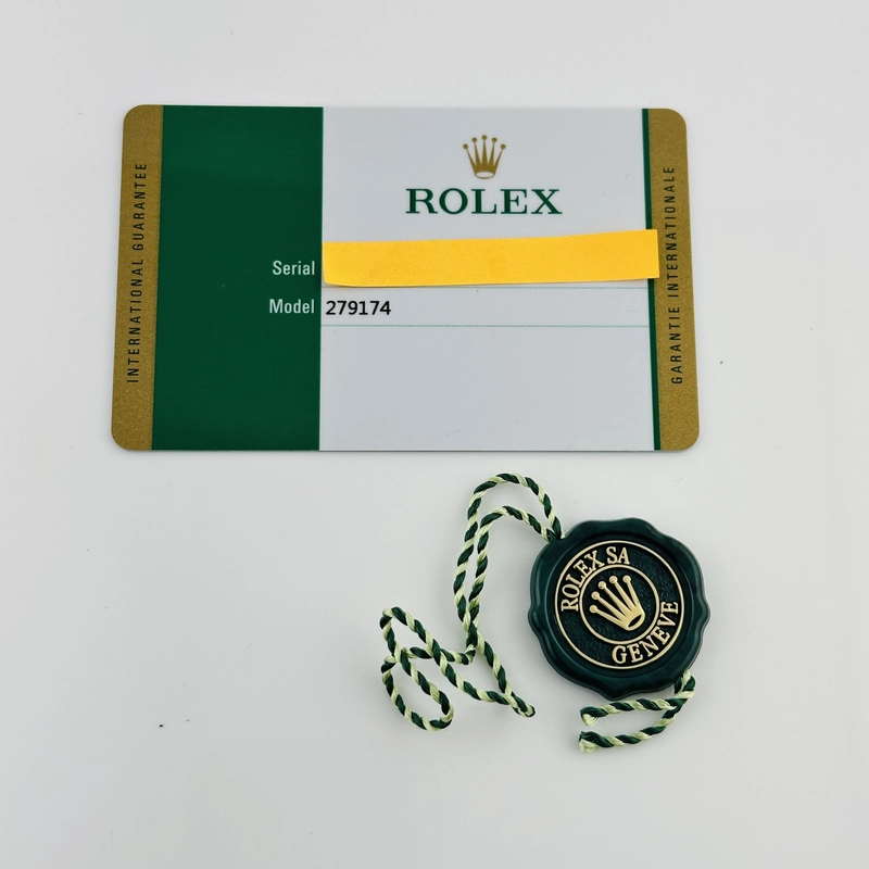 Rolex Datejust Lady Rhodium Diamond Dial on Jubilee Ref. 279174 Card 2019 view 7