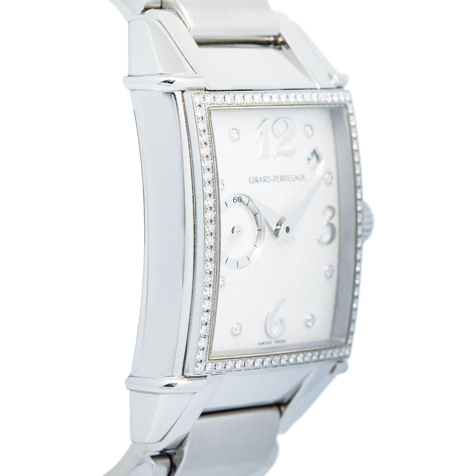 Girard Perregaux Vintage 25932 Bracelet Stainless Steel Silver Arabic 28x28.6mm — image 4