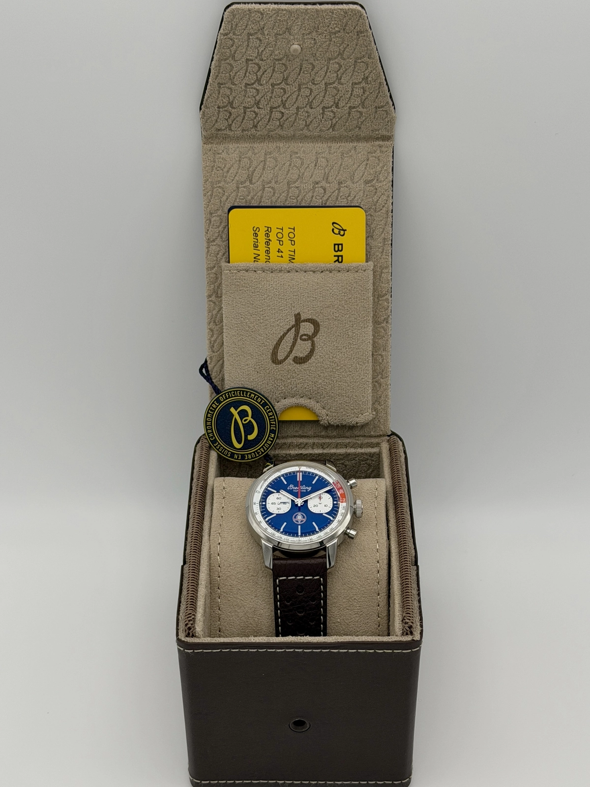 2026 Breitling Top Time B01 Shelby Cobra 41 41mm Stainless Steel AB01763A1C1X1 — image 9