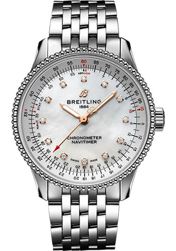 Breitling Navitimer Automatic Mop Dial on Bracelet Ref. A17395211A1A1 Card 2026