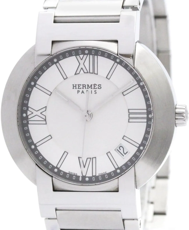 Hermes Nomad White Dial on Stainless Steel Ref. N01.210