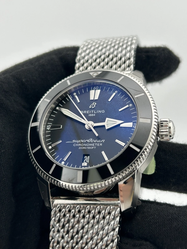 Breitling Superocean H√©ritage II B20 Automatic Black Dial on Bracelet Ref. AB2030121B1A1 Complete 2026 view 3