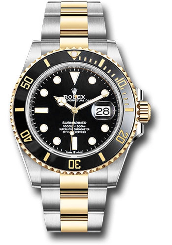 Rolex Submariner Black Dial on Oyster Ref. 126613LN Card 2021