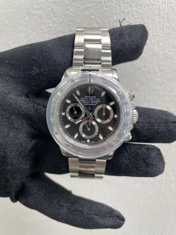 Rolex Daytona Black Dial on Oyster Ref. 116520 Card 2016 view 2