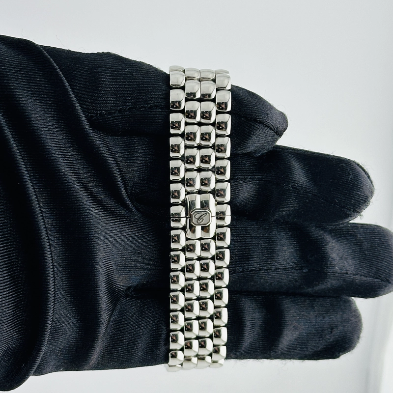 Chopard Happy Sport The First Silver Roman / Moving Diamonds Dial on Stainless Steel Bracelet Ref. 278610-3001 Manuals Only view 4