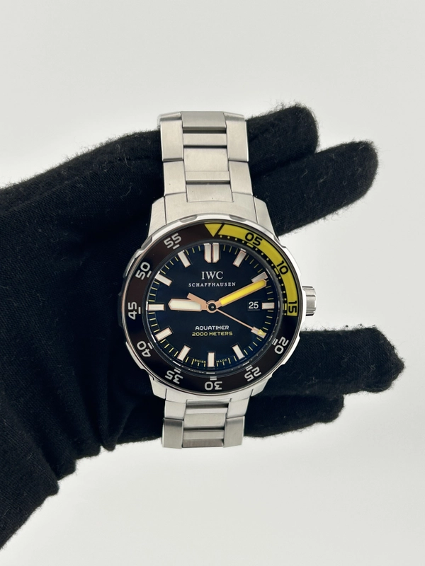 Iwc Aquatimer Black Dial Ref. IW356808 Complete 2013 view 2