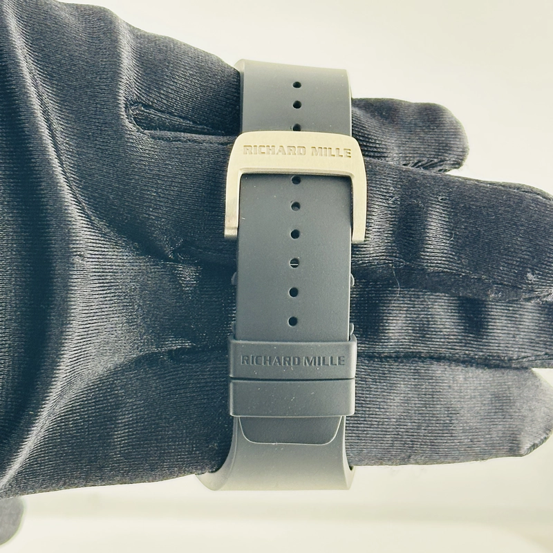 Richard Mille Extra Flat Openwork Dial on Rubber Band Ref. RM016/MON-00445 Papers 2021 view 4