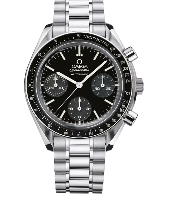 Omega Speedmaster Black Dial on Stainless Steel Ref. 3539.5 Card Open Date