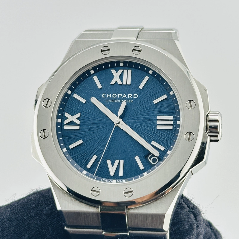 Chopard Alpine Eagle Blue Dial on Stainless Steel Bracelet Ref. 298600-3001 Card 2023 view 3