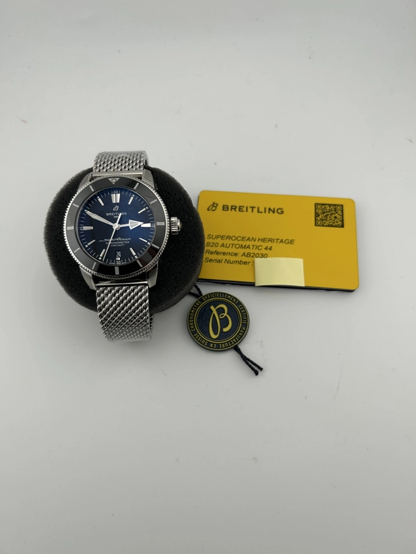 Breitling Superocean H√©ritage II B20 Automatic Black Dial on Bracelet Ref. AB2030121B1A1 Complete 2026 view 7