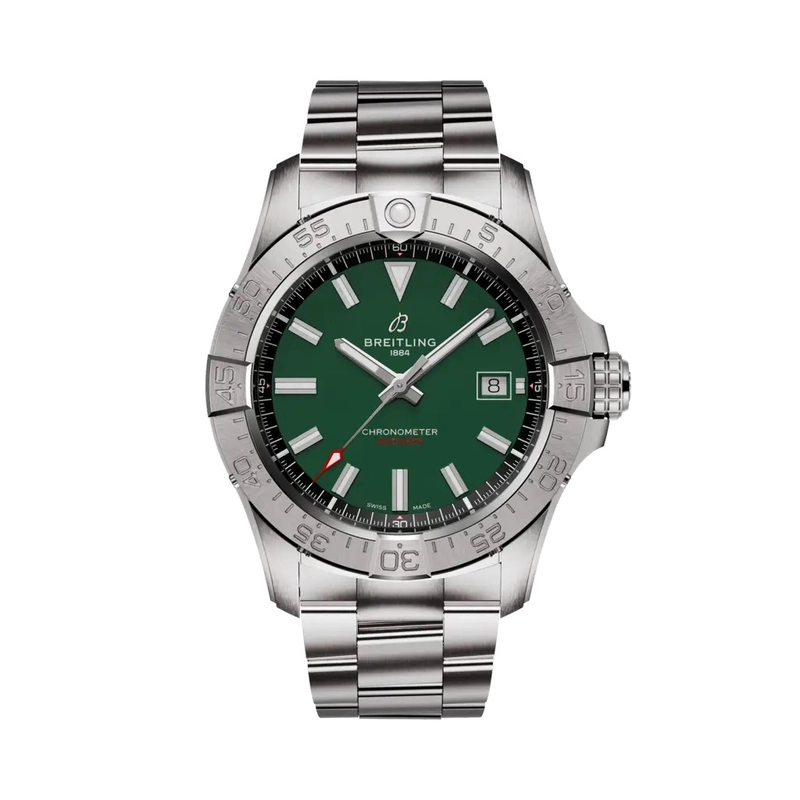 Breitling Avenger Automatic Green Dial on Stainless Steel Bracelet Ref. A17328101L1A1 Card 2026