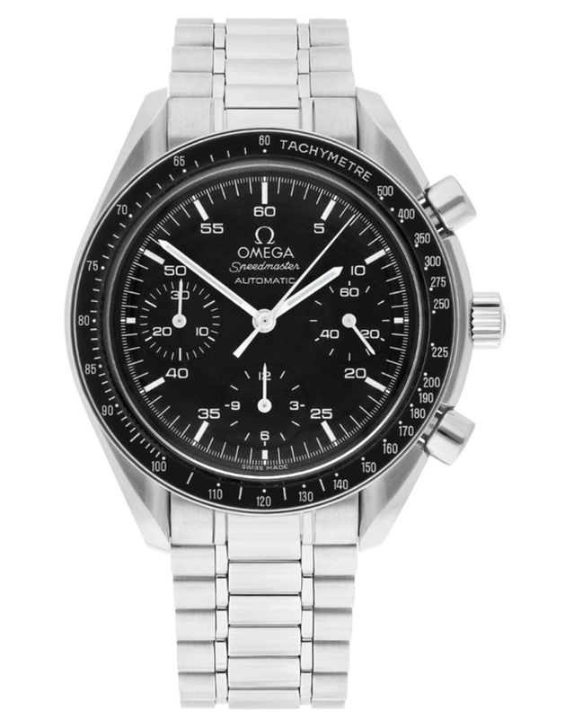 Omega Speedmaster Reduced Black Dial on Stainless Steel Bracelet Ref. 3510.5