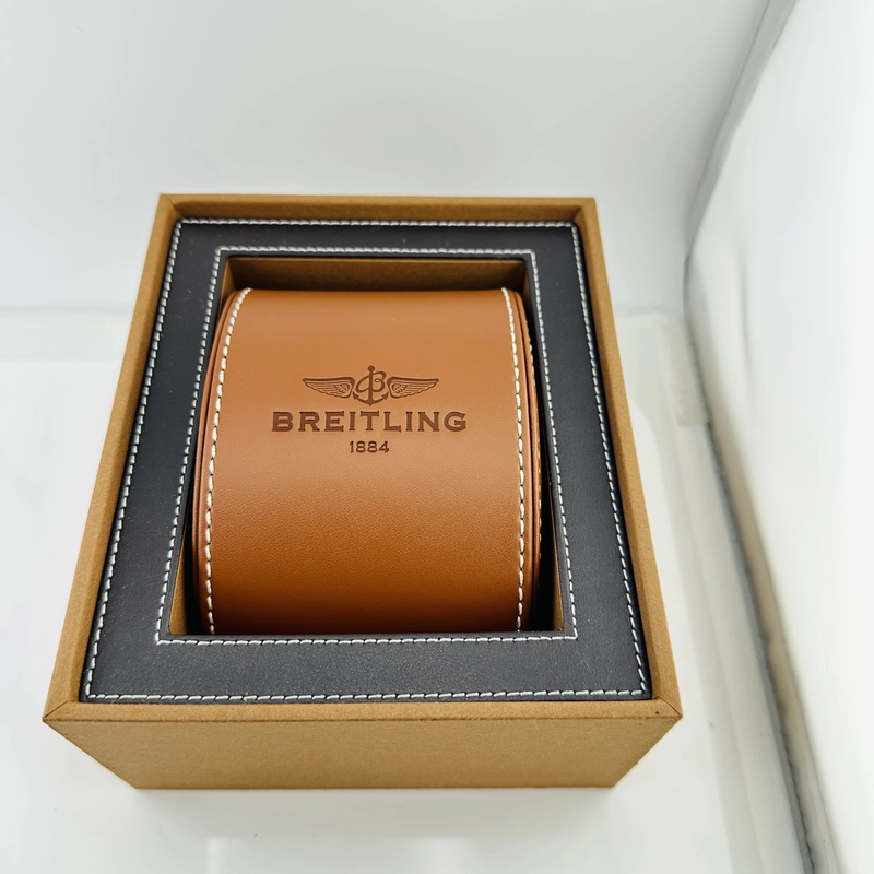 Breitling Chromomat 01 Blue Mop Dial on Stainless Steel Bracelet Ref. AB01111A/BG64 Complete 2018 view 8