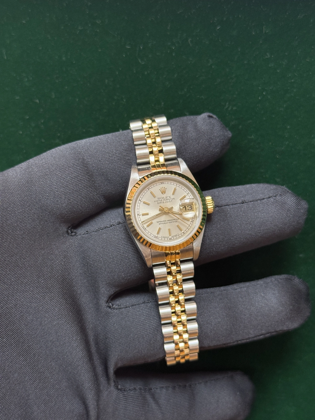 1991 Rolex Datejust Lady Silver Dial Jubilee Bracelet 69173 Stainless Steel & Yellow Gold — image 1
