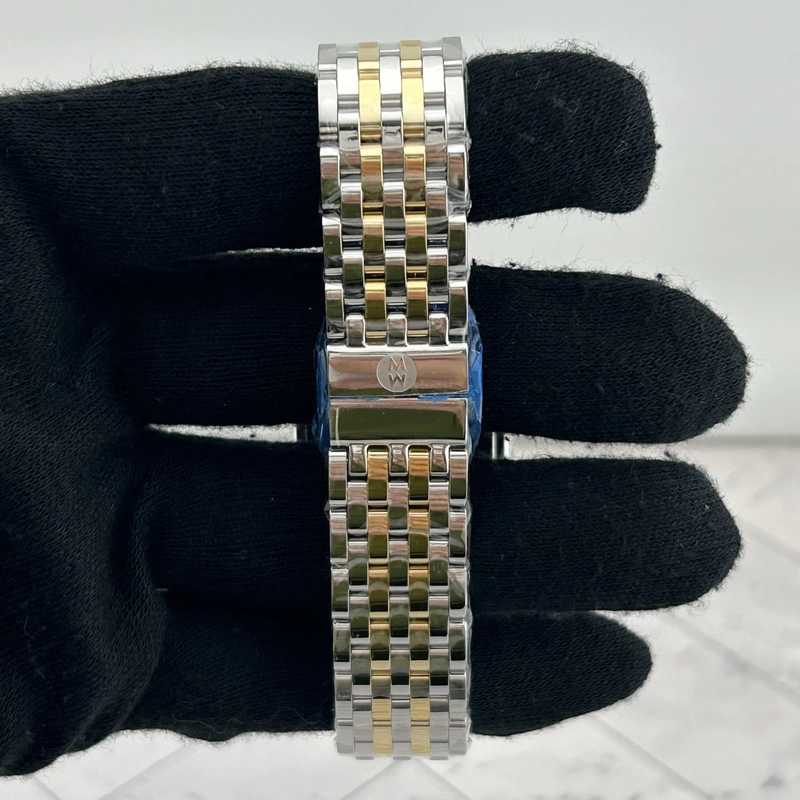 Michele Deco Madison Silver Set With Diamonds Dial Ref. MWW06G000013 Card Open Date view 4
