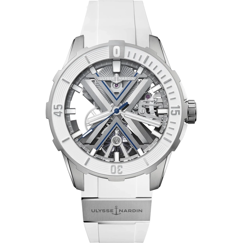 Ulysse Nardin Diver X Skeleton Gray Skeleton Dial on Rubber Ref. 3723-170-1A Card 2023