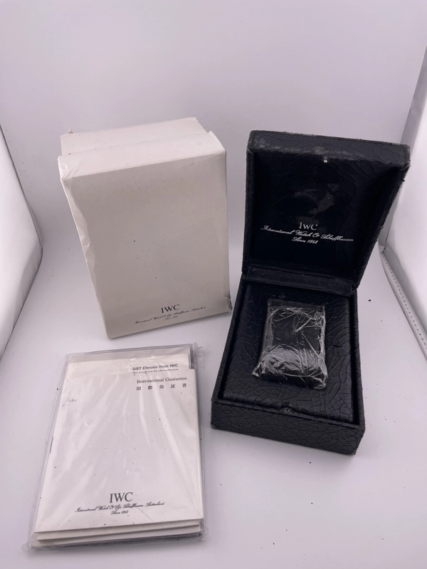 Iwc GST Black Dial on Stainless Steel Bracelet Ref. IW370708 Complete 2001 view 8