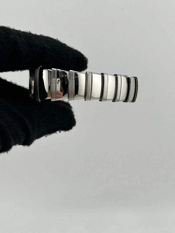Bvlgari Lucea Black Dial on Stainless Steel Bracelet Ref. LU28S/LU28BSSD Complete 2017 view 5