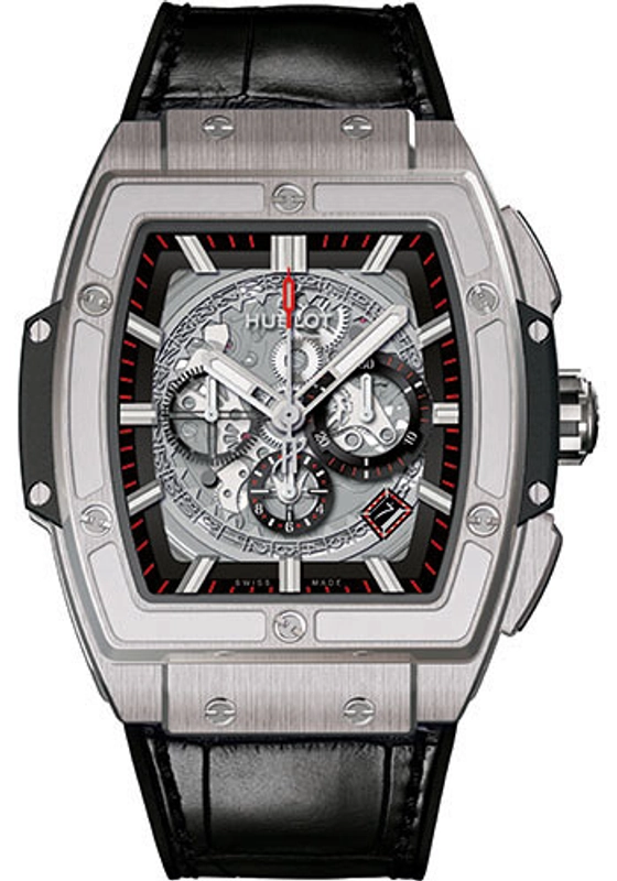 Hublot Spirit of Big Bang Gray Skeleton Dial on Leather Strap Ref. 601.NX.0173.LR Complete 2022