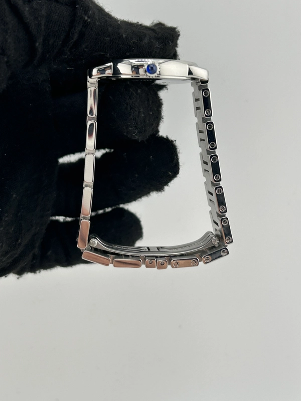 Cartier Ronde Solo White Roman Numerals Dial on Stainless Steel Bracelet Ref. W6701004 Papers 2014 view 6