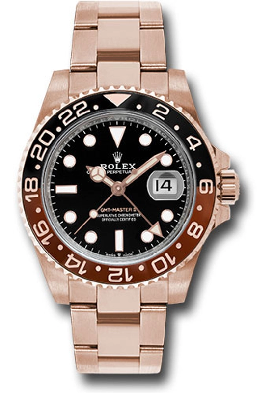 Rolex GMT-Master II "Root Beer" Black Dial on Oyster Ref. 126715CHNR Card 2021