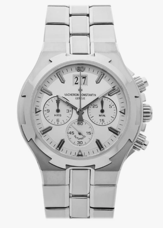 Vacheron Constantin Overseas Silver Dial on Stainless Steel Ref. 49140/423A-8790 Complete 2004 — Saleh Jewelers