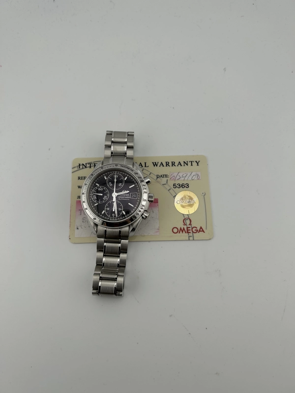 Omega Speedmaster Black Dial on Stainless Steel Bracelet Ref. 3513.5 Card 2000 view 7
