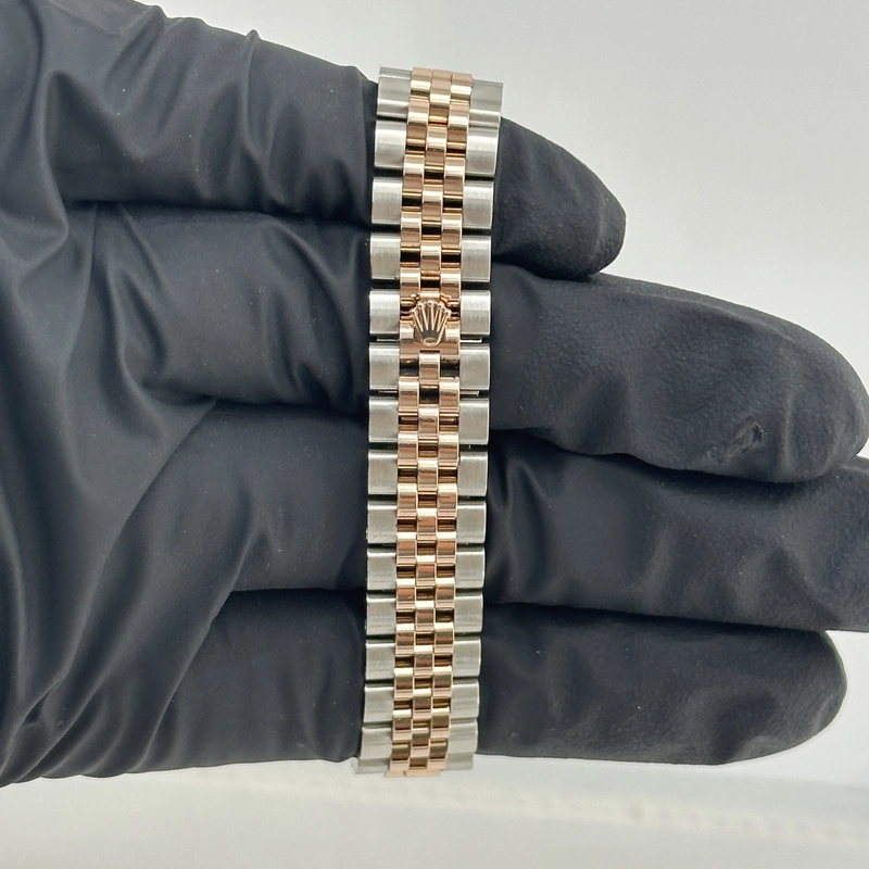 Rolex Datejust Lady Chocolate Roman Dial on Jubilee Hidden Clasp Bracelet Ref. 279171 Card 2017 view 5