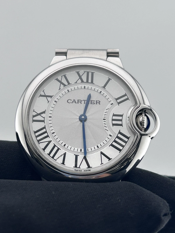 Cartier Ballon Bleu Silver Dial on Steel Ref. W69011Z4 Card 2014 view 3