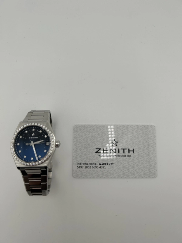 Zenith Defy Midnight Blue Dial on Bracelet Ref. 16.9200.670/01.MI001 Complete 2024 view 7