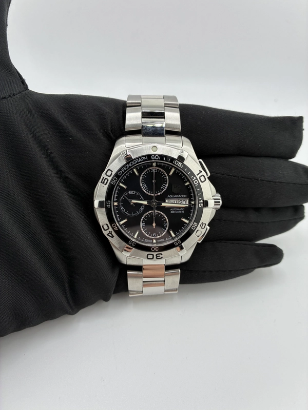 Tag Heuer Aquaracer 300m Black Dial on Stainless Steel Bracelet Ref. CAF2010.BA0815 view 3
