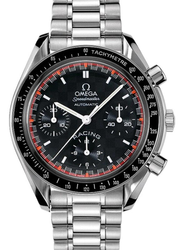 Omega Speedmaster Racing Black Dial on Stainless Steel Bracelet Ref. 3518.50.00 Complete 2003