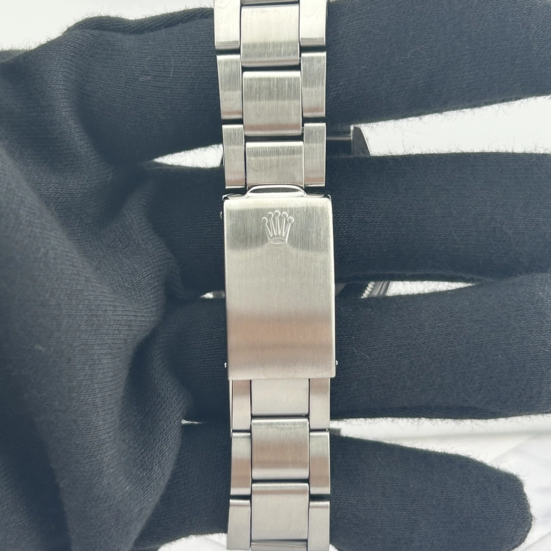 Rolex Datejust Grey Stick Dial on Folded Oyster Ref. 1601 1968 view 3