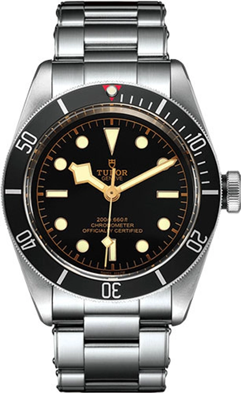 Tudor Black Bay Black Dial on Stainless Steel Bracelet Ref. 79230N Complete Open Date