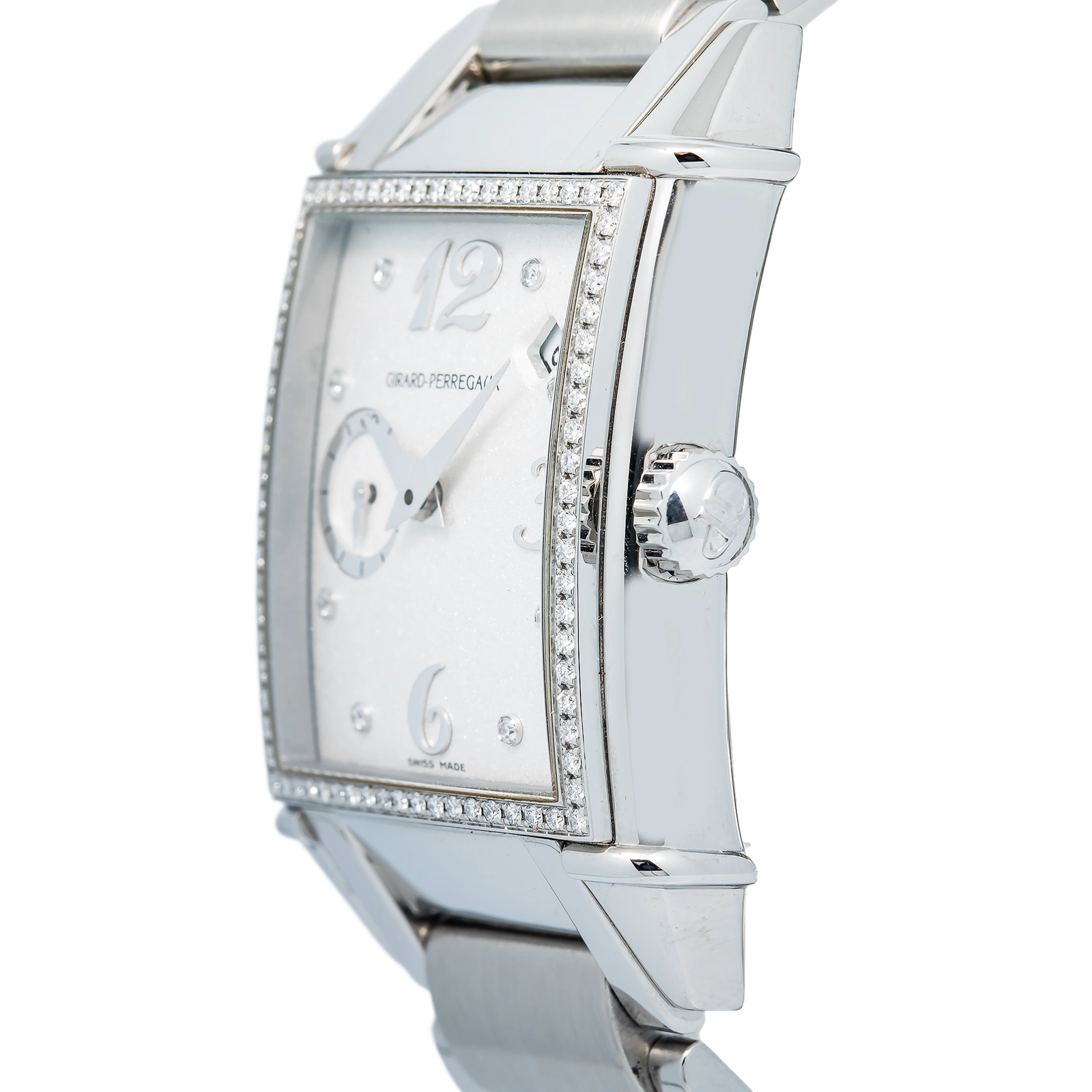 Girard Perregaux Vintage 25932 Bracelet Stainless Steel Silver Arabic 28x28.6mm — image 3
