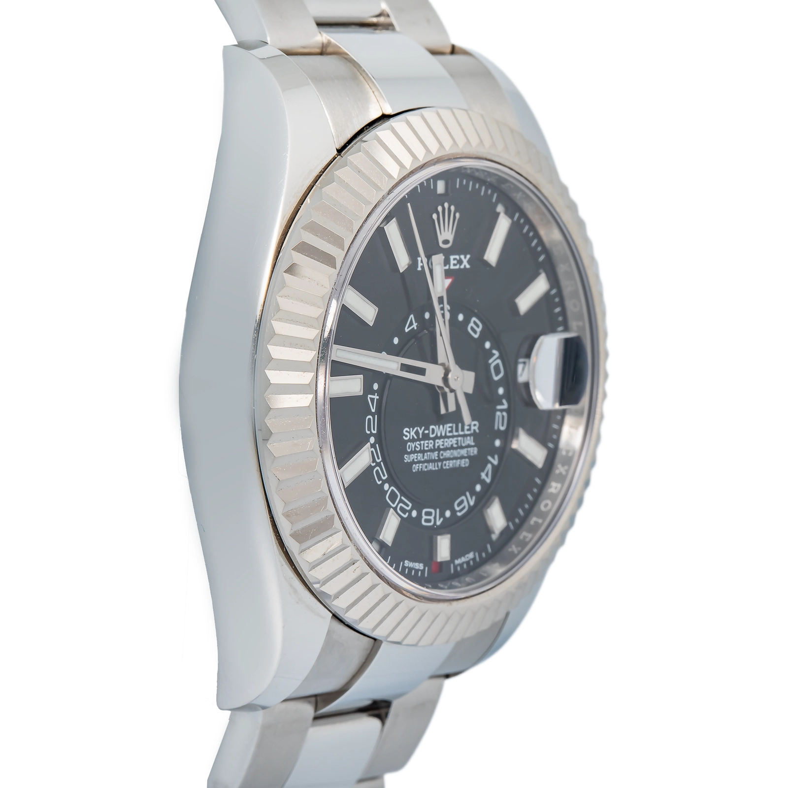 Rolex Sky-Dweller 326934 MINT 2019 Complete SS Black Dial Automatic Men's Watch — image 4