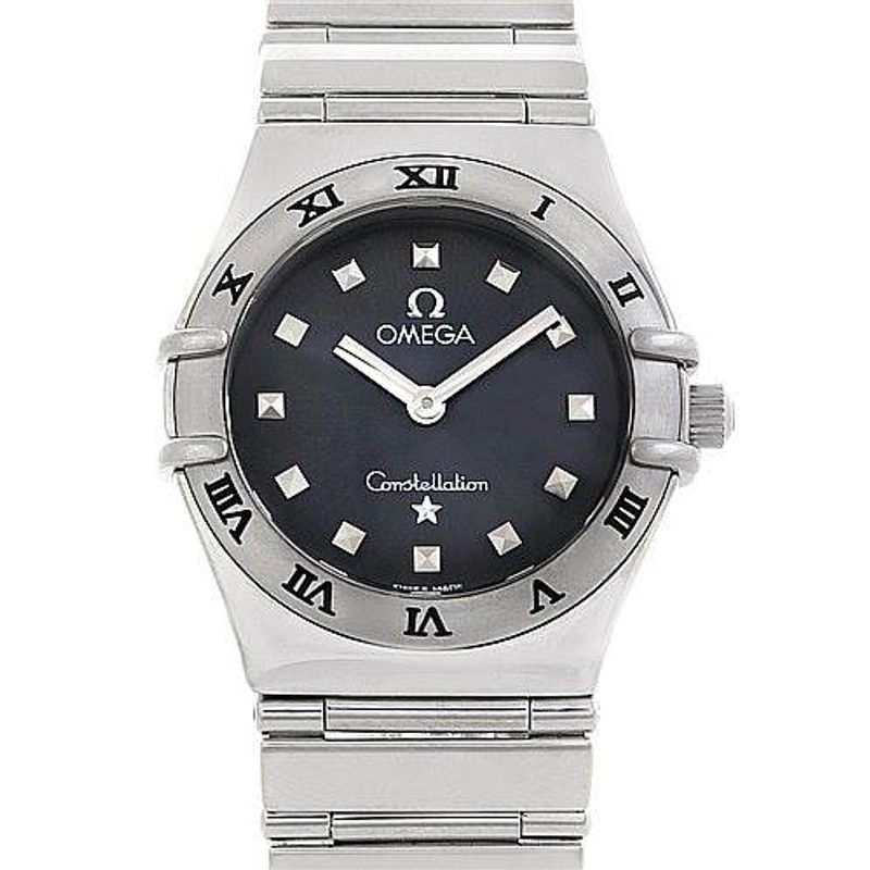 Omega Constellation My Choice Black Dial on Stainless Steel Bracelet Ref. 1561.52.00 Card 2002