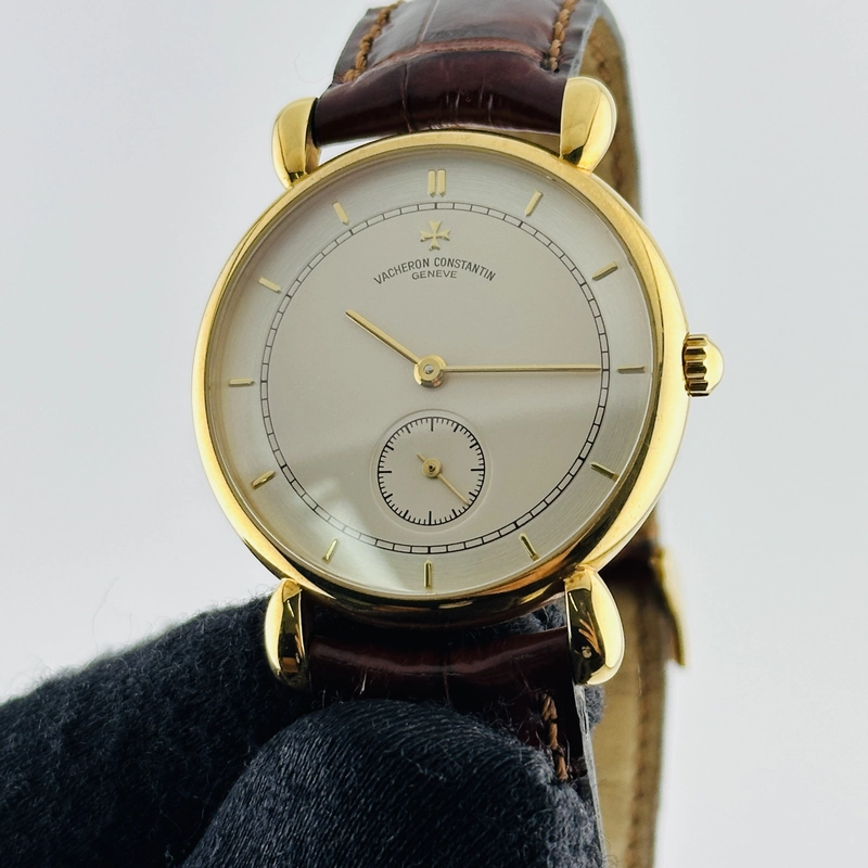Vacheron Constantin Les Historiques Silver / Gold Stick Dial on Leather Band Ref. 92084/000J-4 2015 view 2